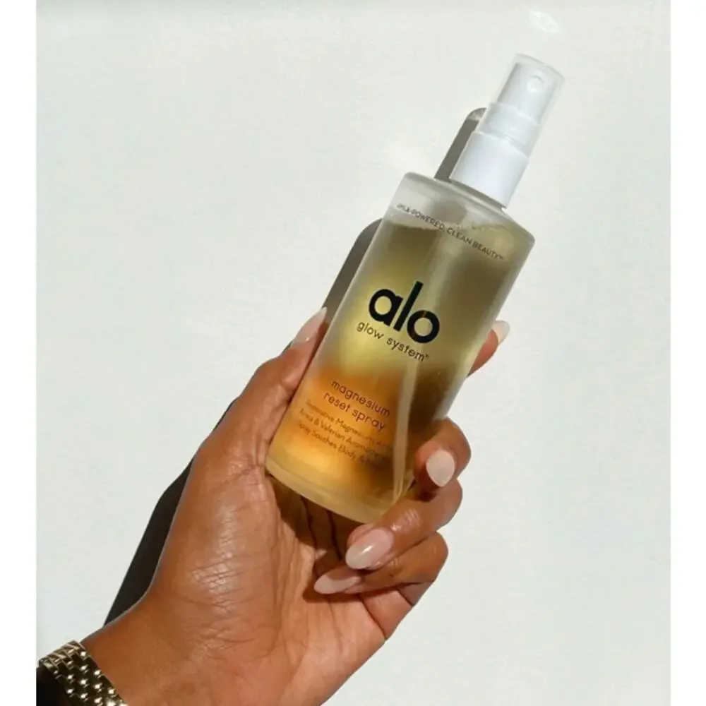 alo glow system magnesium reset spray